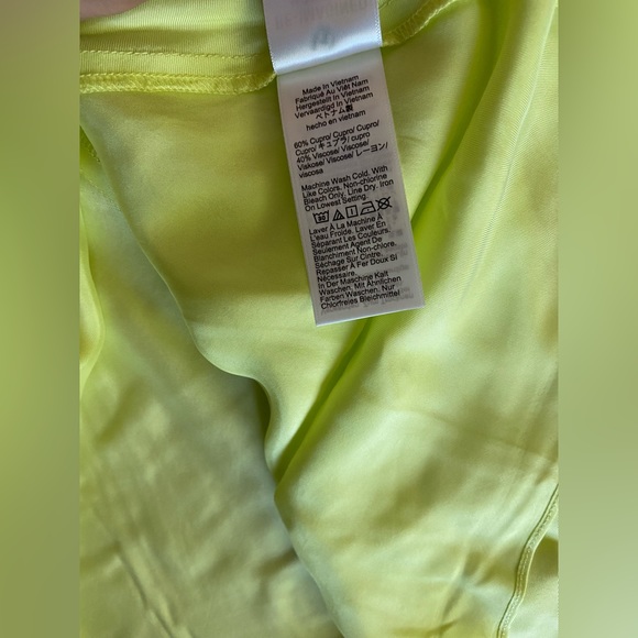 NWT JCREW Amber slip dress in cupro blend in Pale Kiwi - Picture 8 of 8